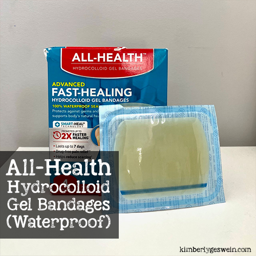 All Health Advanced Fast Healing Hydrocolloid Gel Bandages Kimberly Geswein Fonts