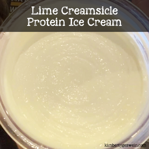 Lime Creamsicle Protein Ice Cream ~ Ninja CREAMi Graphic