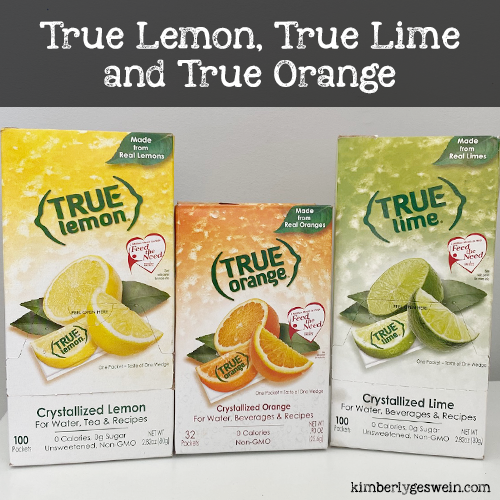 True Lemon, True Lime, and True Orange