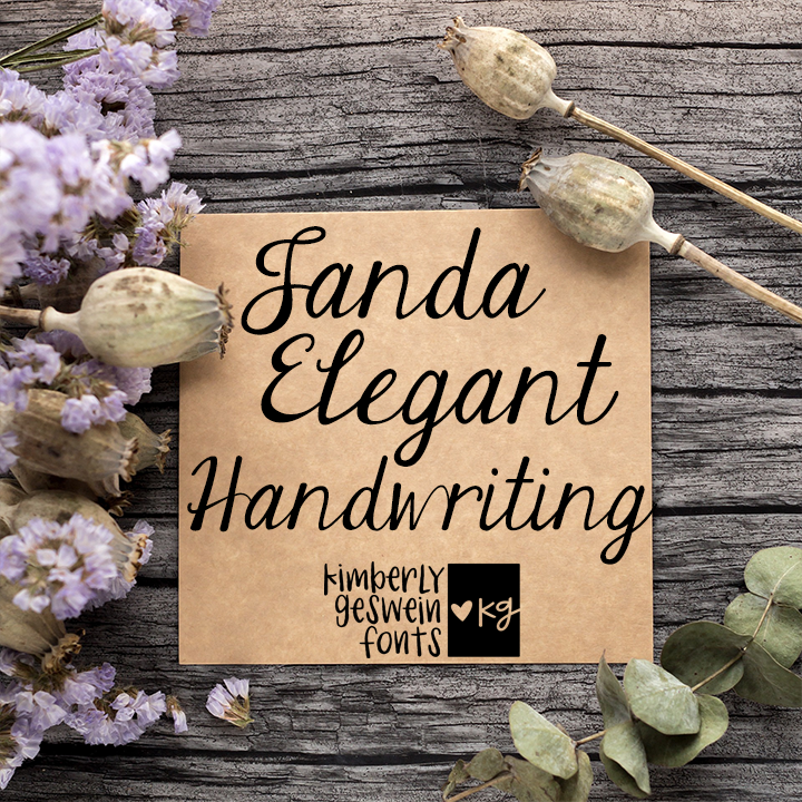 Janda Elegant Handwriting Graphic