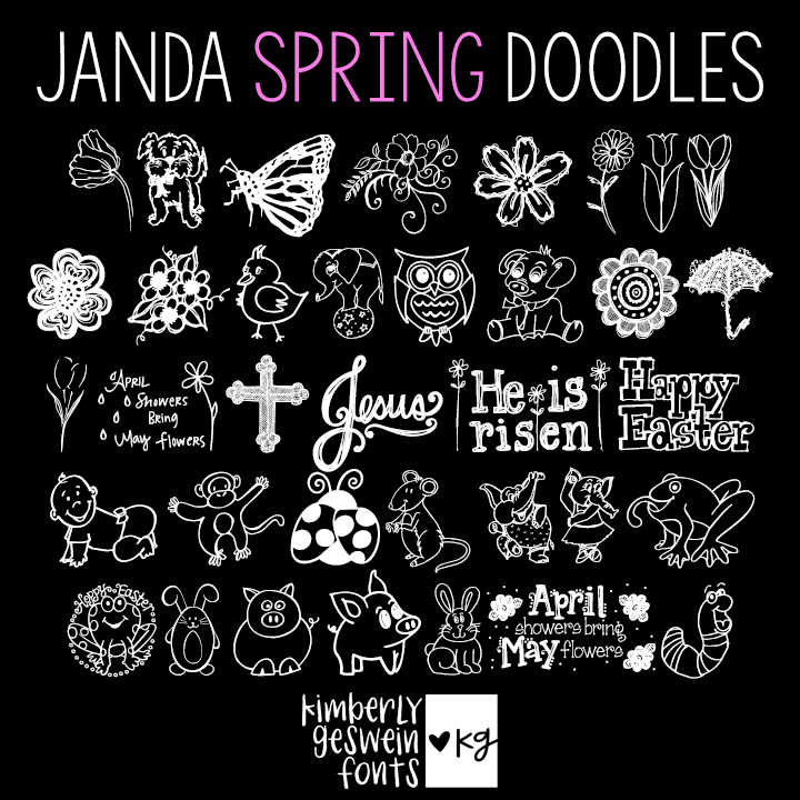 Janda Spring Doodles Graphic