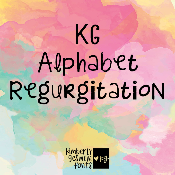 KG Alphabet Regurgitation Graphic