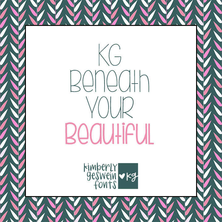 KG Beneath Your Beautiful Graphic