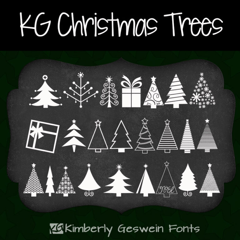 KG Christmas Trees Graphic
