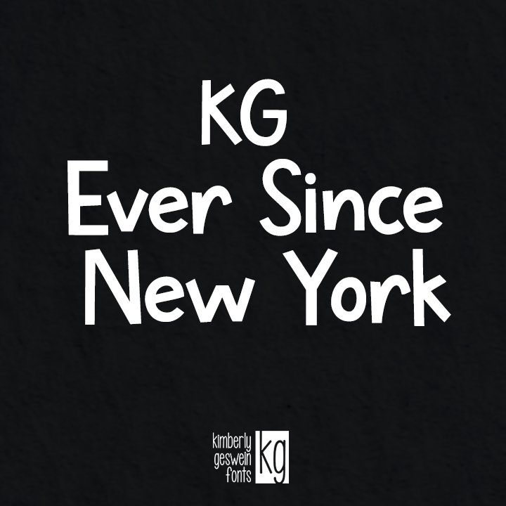 KG Ever Since New York Graphic