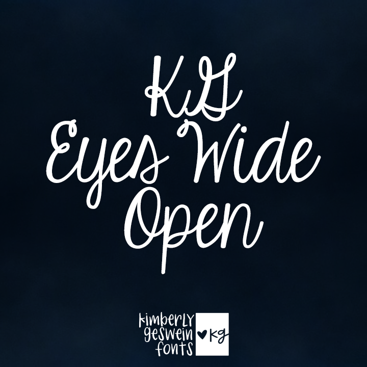 KG Eyes Wide Open