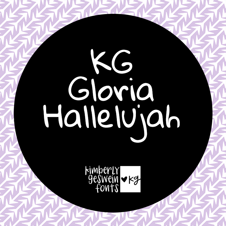 KG Gloria Hallelujah Graphic