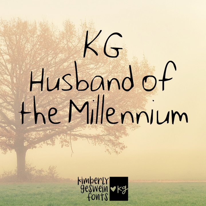 KG Husband Of The Millennium Graphic