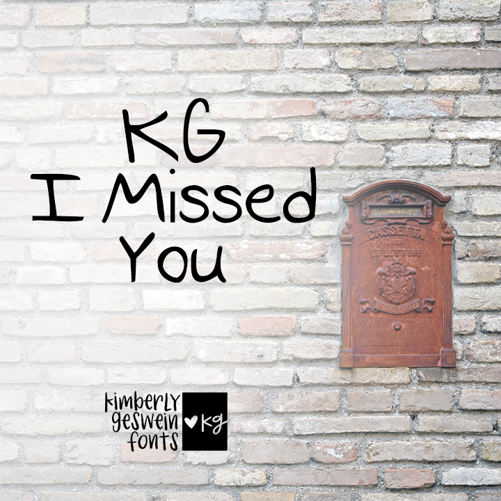KG I Missed You Graphic