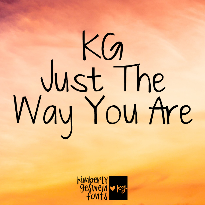 KG Just The Way You Are Graphic