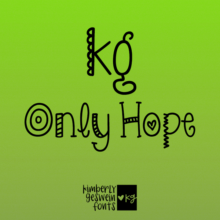 KG Only hope Graphic
