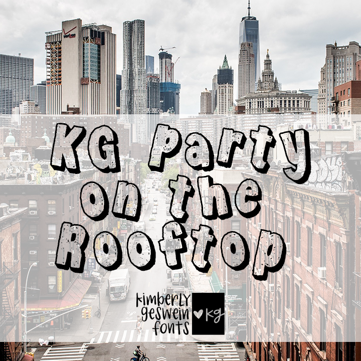 KG Party On The Rooftop Graphic