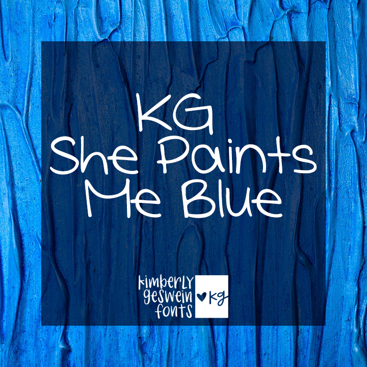 KG She Paints Me Blue