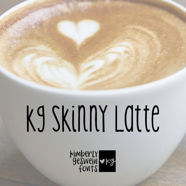 KG Skinny Latte Graphic