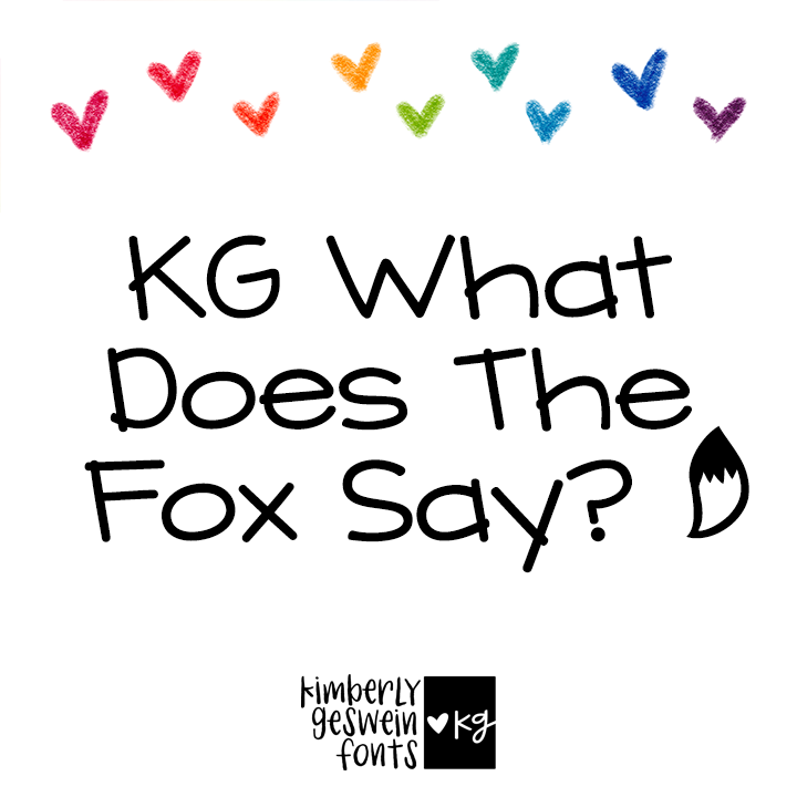 KG What Does The Fox Say