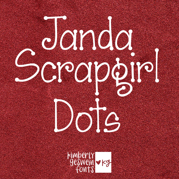 Janda Scrapgirl Dots Graphic