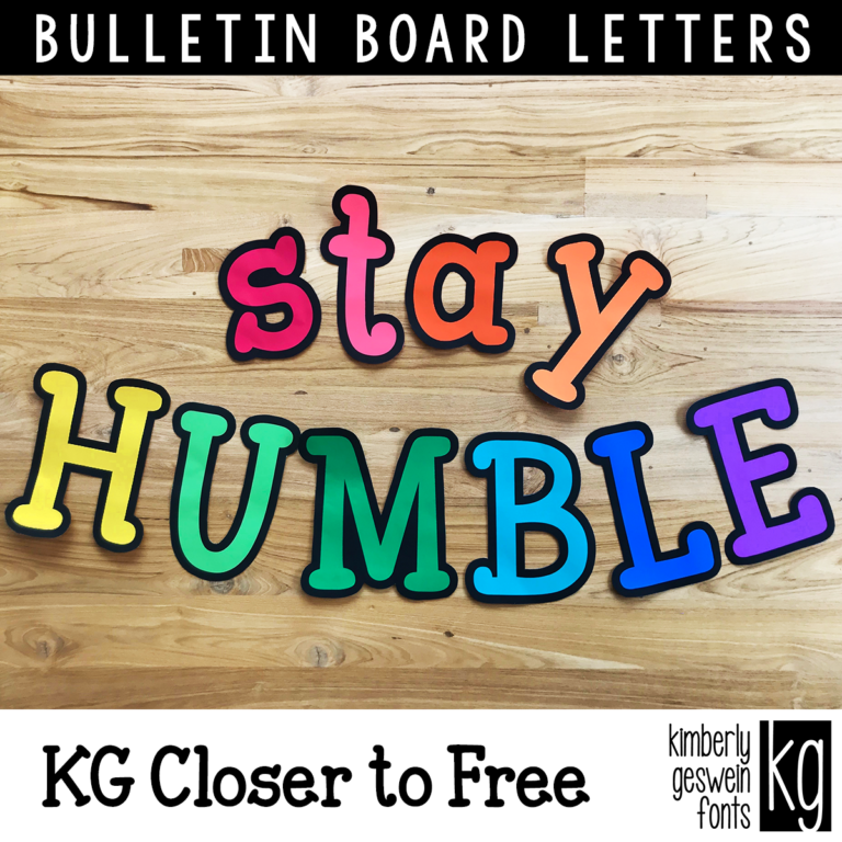 kg-closer-to-free-bulletin-board-letters-kimberly-geswein-fonts