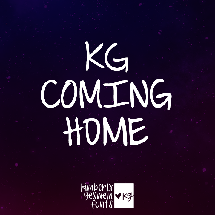 KG Coming Home Graphic