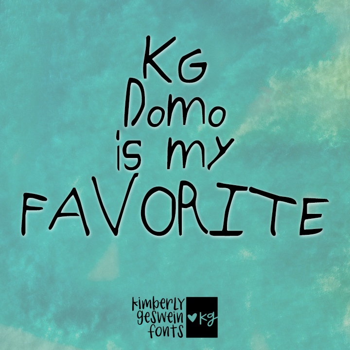 KG Domo Is My Favorite Graphic