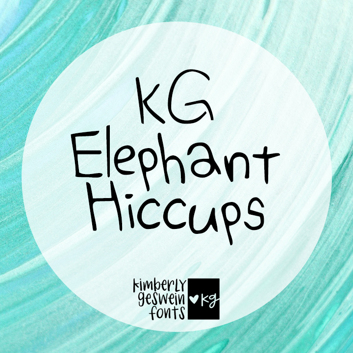 KG Elephant Hiccups Graphic
