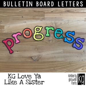 KG Love Ya Like A Sister Bulletin Board Letters Featured Image