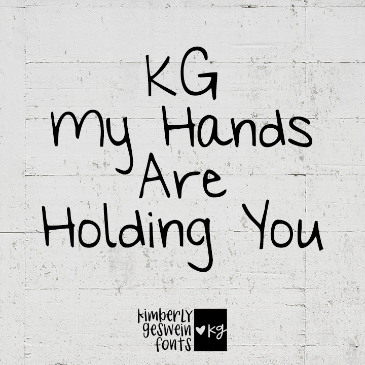 KG My Hands Are Holding You