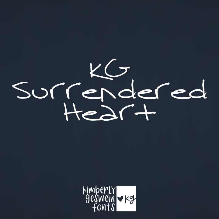KG Surrendered Heart Graphic