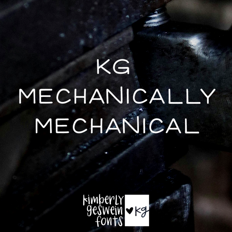 KG Mechanically Mechanical Graphic