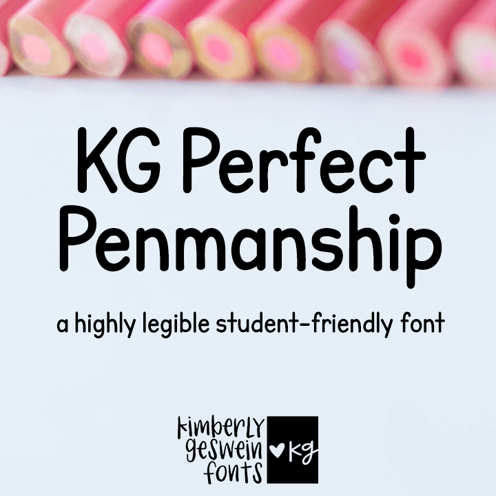 KG Perfect Penmanship Graphic