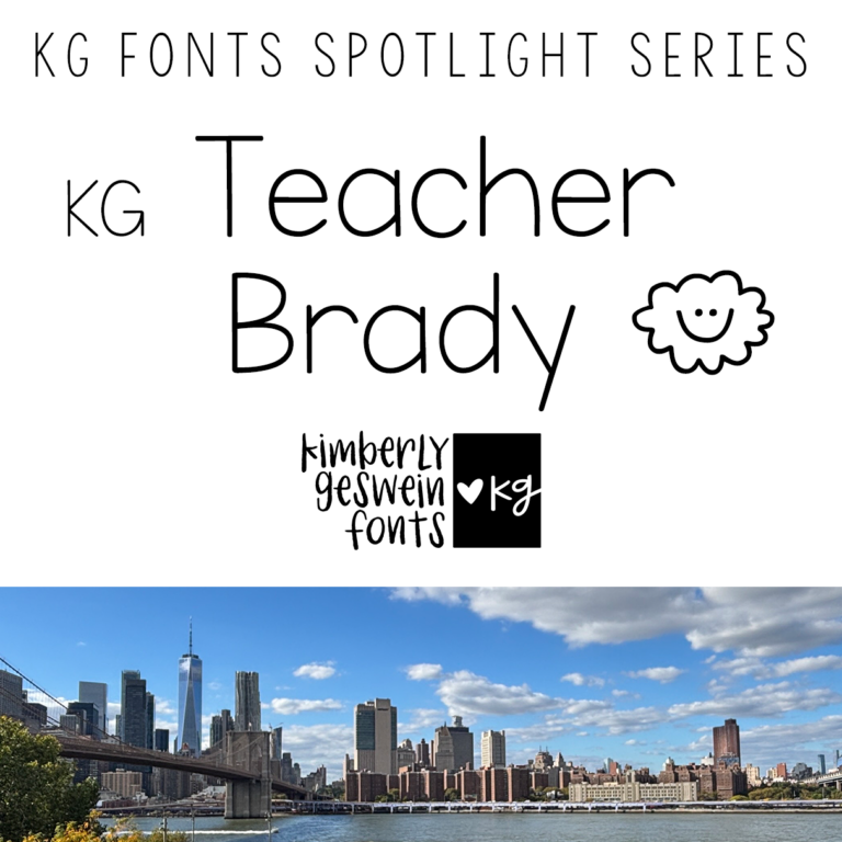 KG Teacher Brady Graphic